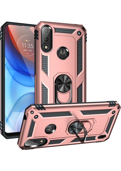 Motorola Moto E7 POWER/E7I Power Halka Tutuculu Darbeye Dayanıklı Telefon Kılıfı (Yurt Dışından)