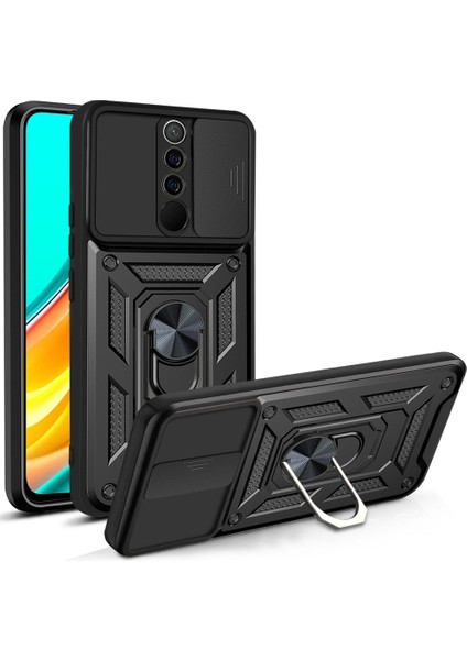 Xiaomi Redmi 9 Kamera Kapaklı Telefon Kılıfı (Yurt Dışından)