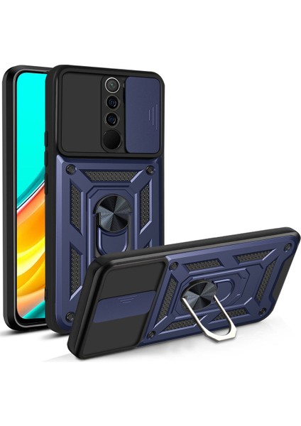Xiaomi Redmi 9 Kamera Kapaklı Telefon Kılıfı (Yurt Dışından)