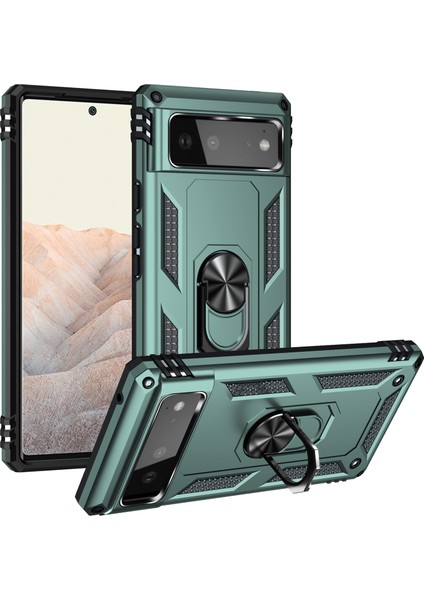 Google Pixel 6 Halka Tutuculu Darbeye Dayanıklı Telefon Kılıfı (Yurt Dışından)