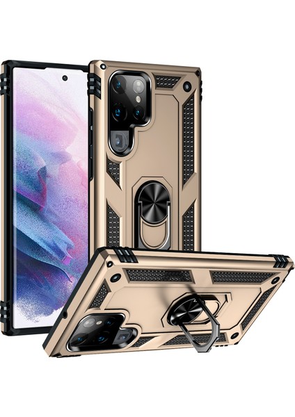 Samsung Galaxy S22 Ultra Halka Tutuculu Darbeye Dayanıklı Telefon Kılıfı (Yurt Dışından) fiyatları
