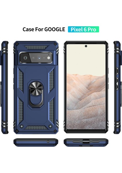 Google Pixel 6 Pro Halka Tutuculu Darbeye Dayanıklı Telefon Kılıfı (Yurt Dışından)