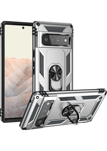 Google Pixel 6 Pro Halka Tutuculu Darbeye Dayanıklı Telefon Kılıfı (Yurt Dışından)