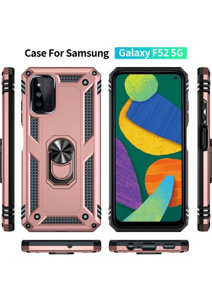 Samsung Galaxy F52 5g Halka Tutuculu Darbeye Dayanıklı Telefon Kılıfı (Yurt Dışından) fiyatları