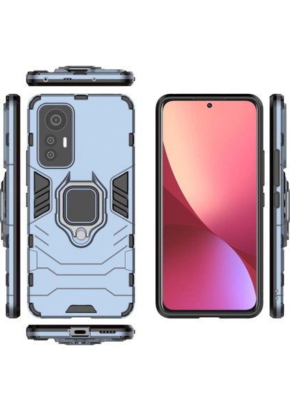 Xiaomi 12 Lite Halka Tutuculu Darbeye Dayanıklı Telefon Kılıfı (Yurt Dışından)
