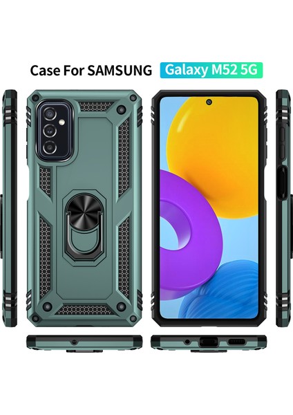 Samsung Galaxy M52 5g Halka Tutuculu Darbeye Dayanıklı Telefon Kılıfı (Yurt Dışından)