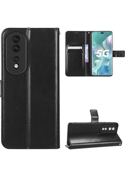 Huawei Honor 80 5g Için Deri Cüzdan Telefon Kılıfı (Yurt Dışından)