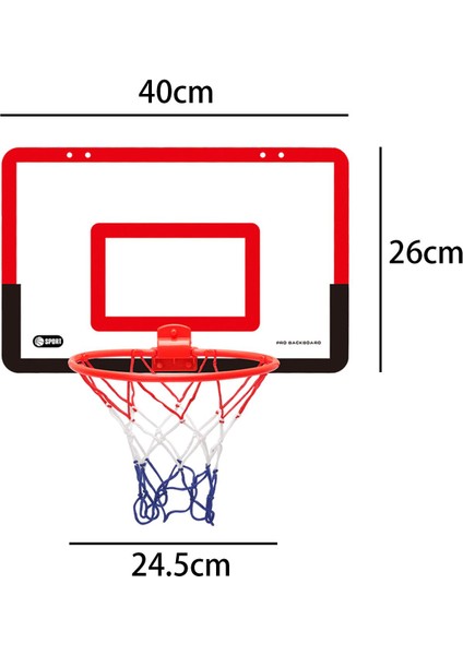 Çocuklar Çocuklar Şkinler Gençler Için Pompa Oyunu Oyuncak ile I Mini Basketbol I , Kırmızı (Yurt Dışından)