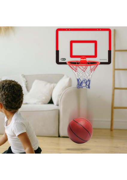 Çocuklar Çocuklar Şkinler Gençler Için Pompa Oyunu Oyuncak ile I Mini Basketbol I , Kırmızı (Yurt Dışından)