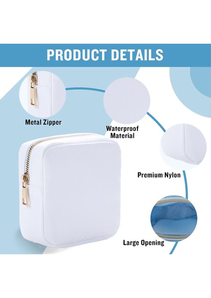 Naylon Makyaj Çantası Seyahat Çantası - Mini Kozmetik Fermuarlı Çanta (Yurt Dışından) modelleri
