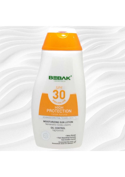 Bebak Nemlendiricili Güneş Losyonu Spf + 30 200 Ml