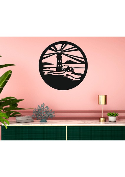 Deniz Feneri Dekoratif Ahşap Duvar Dekoru fiyatları