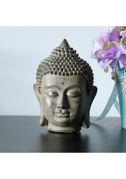 Buda Heykeli Oturan Figürler Fengshui Heykel Dekor Yapıt (Yurt Dışından) indirimleri