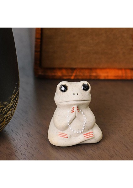 Çay Pet Süs Kurbağa Heykeli Kitaplık Çin Çay Dekorasyon Masaüstü Oturma (Yurt Dışından) indirimleri
