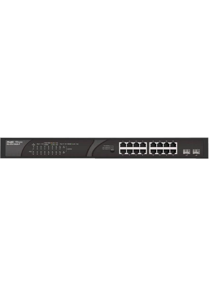 RUIJIE  REYEE RG-ES118GS-P 16 PORT 10/100/1000 16 PORT POE 2 X SFP  247W YONETILEMEZ RACK MOUNT SWITCH Resim-1