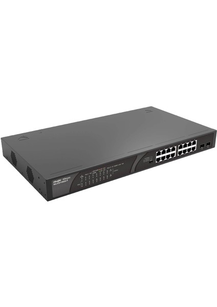 Reyee RG-ES118GS-P 16 Port Gigabit 2xsfp Yönetilemez Poe Switch