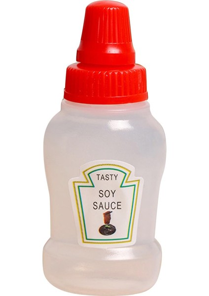 Mini Ketçap Şişeleri Konteynerler Şişe Boş Yeniden Kullanılabilir Çok Fonksiyonlu Kapaklı Soya (Yurt Dışından)
