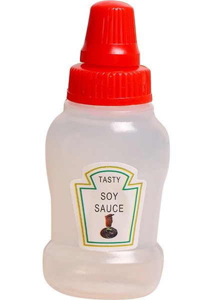 Mini Ketçap Şişeleri Konteynerler Şişe Boş Yeniden Kullanılabilir Çok Fonksiyonlu Kapaklı Soya (Yurt Dışından)