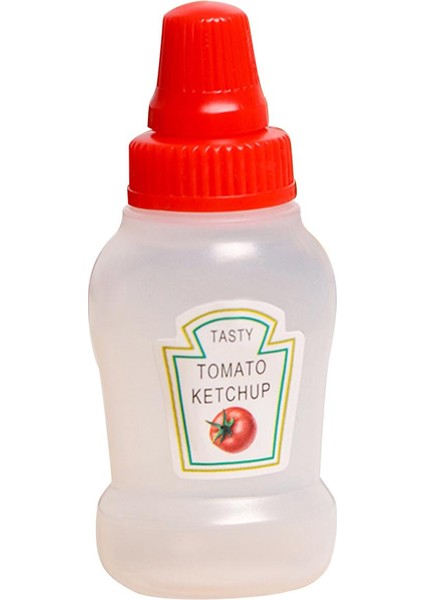 Mini Ketçap Şişeleri Konteynerler Şişe Boş Yeniden Kullanılabilir Çok Fonksiyonlu Kapaklı Ketçap (Yurt Dışından) indirimleri