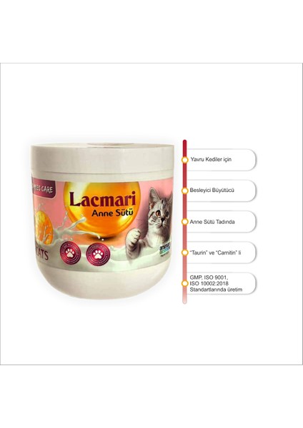 Lacmaricat 200 gr Yavru Kediler Için Süt Tozu