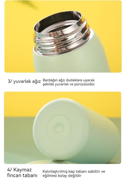 304 Paslanmaz Çelik Vakum Bardağı - Açık Uçlu Spor Su Bardağı 200ML/350ML (Yurt Dışından) modelleri