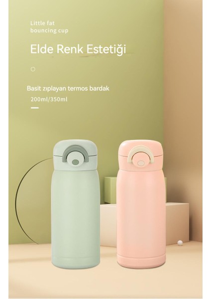 304 Paslanmaz Çelik Vakum Bardağı - Açık Uçlu Spor Su Bardağı 200ML/350ML (Yurt Dışından) fırsatları