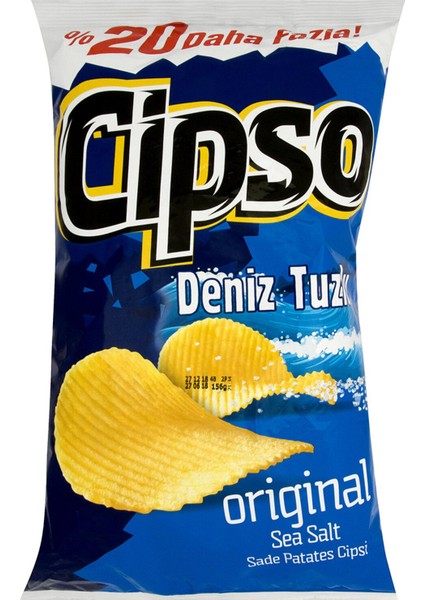 Tırtıklı Orjinal Cips Parti Boy 150 G