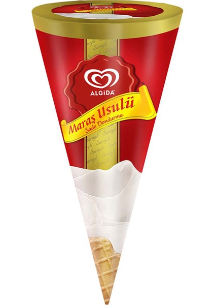 Maraş Usulü Kornet Dondurma 115 ml