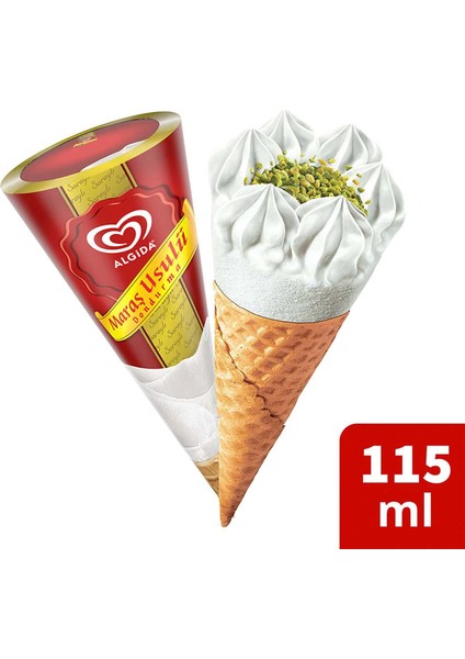 Maraş Usulü Kornet Dondurma 115 ml