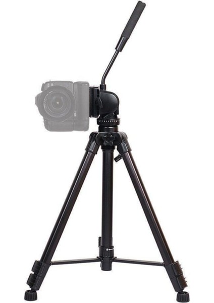 501 Profesyonel Hidrolik Kafa Video Kamera Tripod 6 kg Taşıma indirimleri
