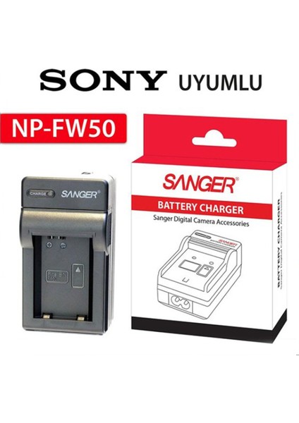 Sony Alpha 33,Np-fw50 Batarya Için Şarj Cihazı