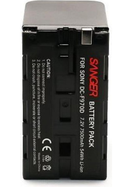 Sony CCD-RV200 Ve Diğer Cihazlarla Uyumlu, Sanger NP-F970D Batarya