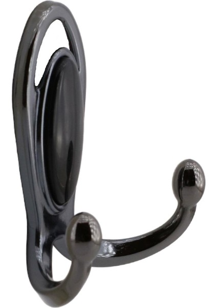 Metax Uzay Askı Vestiyer Duvar Askısı Metal Dolap Elbise Askılığı Füme Siyah Kapak indirimleri