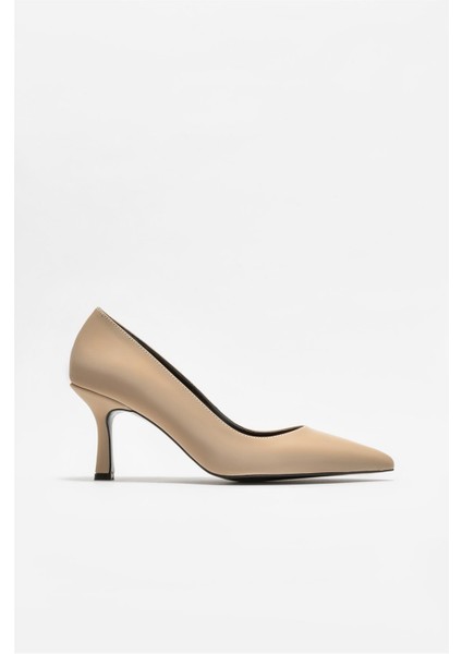 Bej Kadın Stiletto