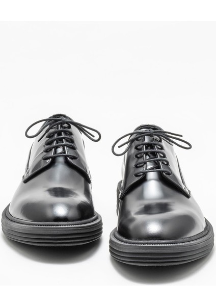 Siyah Deri Erkek Klasik Ayakkabı modelleri