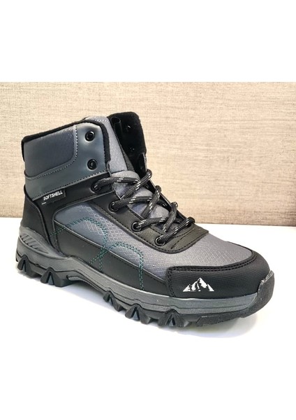 Alfa Kauçuk Taban Kaymaz Su Geçirmez Softshell Outdoor Unisex Bot Petrol