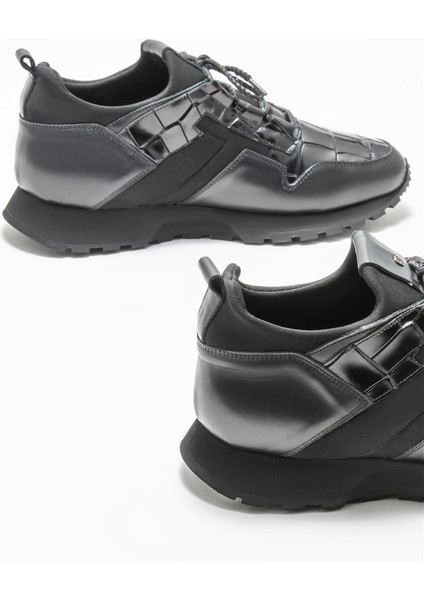 Siyah Deri Erkek Günlük Ayakkabı fırsatları