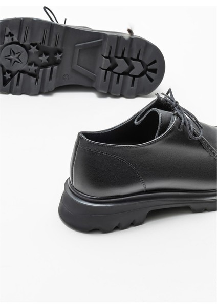 Siyah Deri Kadın Günlük Ayakkabı fırsatları