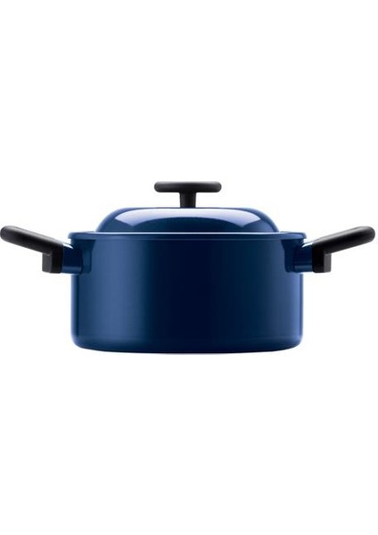 Locknlock Decore Derin Tencere Mavi-Navy 20 cm
