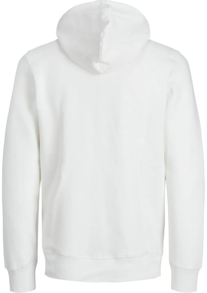 Erkek Fermuarlı Sweatshirt Jjestar Hood 0830 Ekru/ecru 13W42STARZ