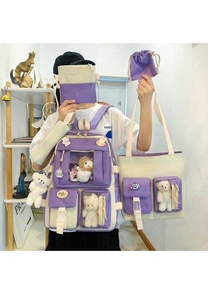 5 Parça Okul Çantası Seti (Yurt Dışından) fiyatları