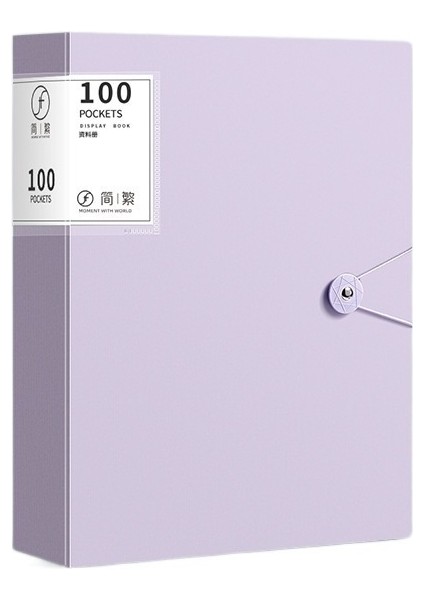 A4 Klasörü Şeffaf Bilgi Kitapçığı 100 Sayfa (Yurt Dışından)