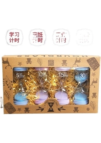 Macaron Kum Saati Ayar Zamanlayıcısı 15/30 Dakika (Yurt Dışından)