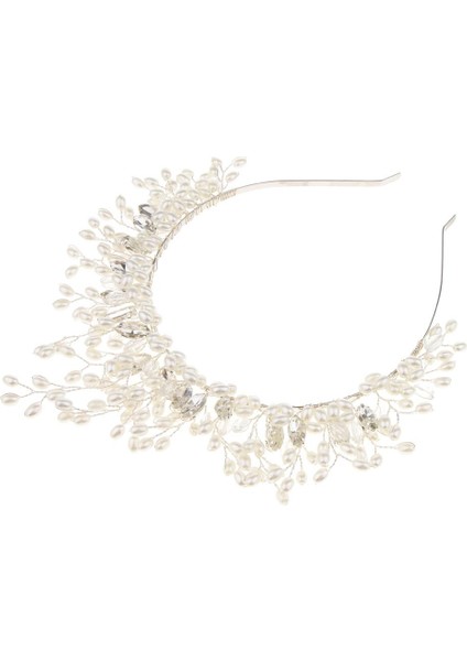Kadın Düğün Inci Rhinestones Taç Bandı Tiara Headdress (Yurt Dışından) fırsatları