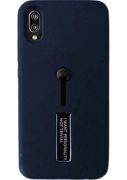 Huaweı P20 Standlı Kılıf Lacivert