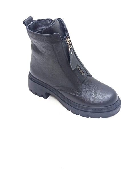 Siyah Deri Kadın Postal Bot Ayakkabı fiyatları