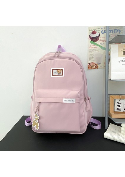 Okul Çantası Kadın Lise Öğrencisi Büyük Kapasiteli Sırt Çantası Yeni Üniversite Öğrencisi Ortaokul Doğum Günü Sırt Çantası (Yurt Dışından)