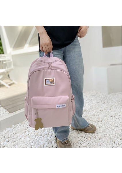 Okul Çantası Kadın Lise Öğrencisi Büyük Kapasiteli Sırt Çantası Yeni Üniversite Öğrencisi Ortaokul Doğum Günü Sırt Çantası (Yurt Dışından) modelleri