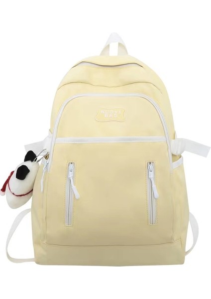 Okul Çantası Kadın Ortaokul Öğrencisi Moda Büyük Kapasiteli Seyahat Sırt Çantası Kız Tatlı Lise Öğrencisi Sırt Çantası (Yurt Dışından)