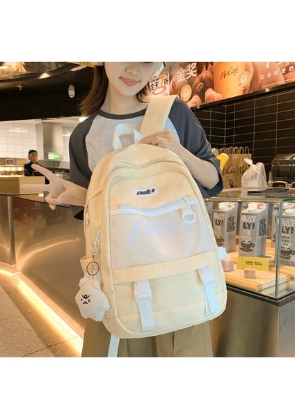 Orta ve Lise Öğrencileri Retro Iş Kıyafeti Sırt Çantası Kore Versiyonu Moda ve Serin Erkek Üniversite Öğrencisi Okul Çantası Kız Sırt Çantası (Yurt Dışından) fiyatları